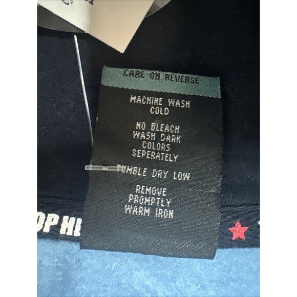 Vintage JNCO Style Hoodie Mens Medium Blue Muscle Car Sweatshirt Top Heavy NEW - Picture 5 of 11